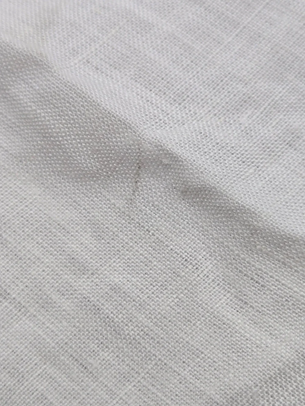 QUINCE Set Of 2 48x108 European Linen True Blackout Curtains White 9637